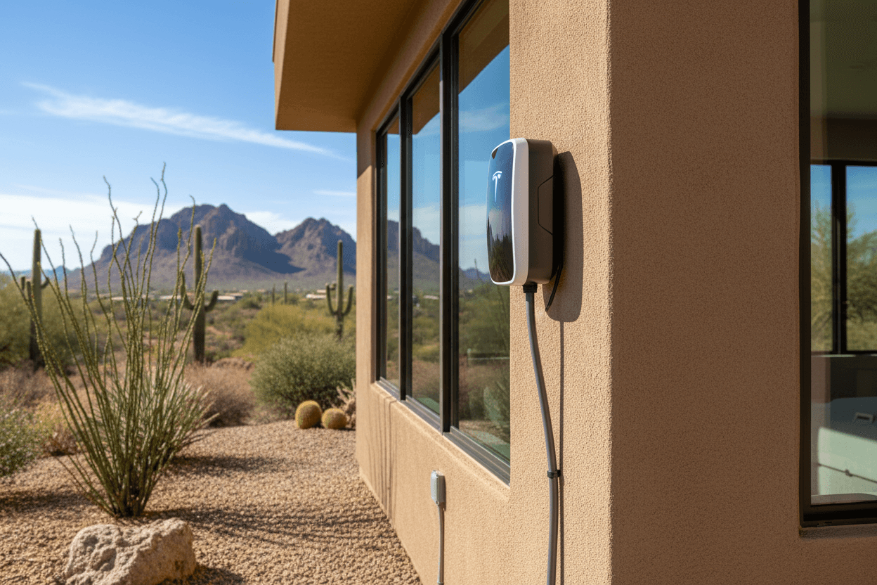 Outdoor Tesla Charger